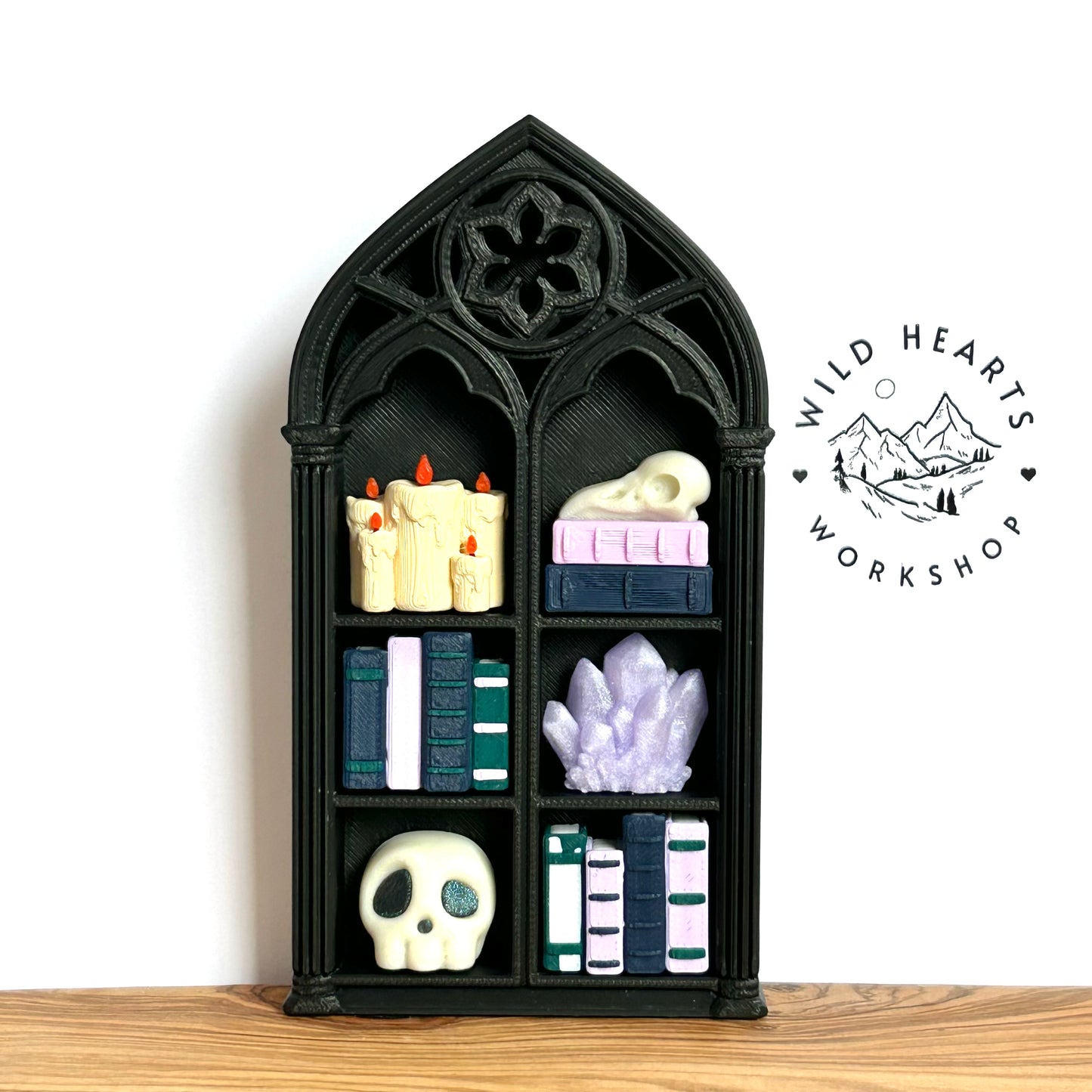 Gothic Bookcase Clicker Fidget