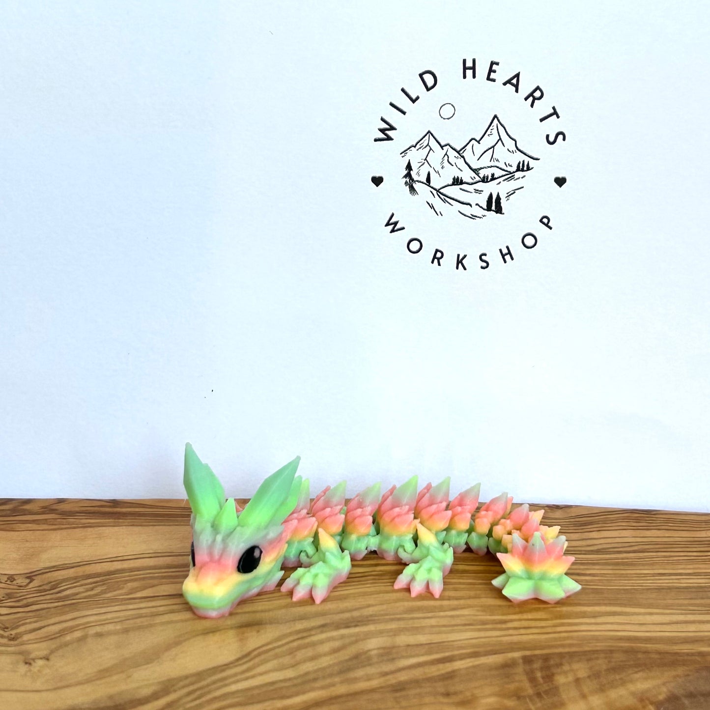 4" Baby Crystal Dragon Fidget Toy