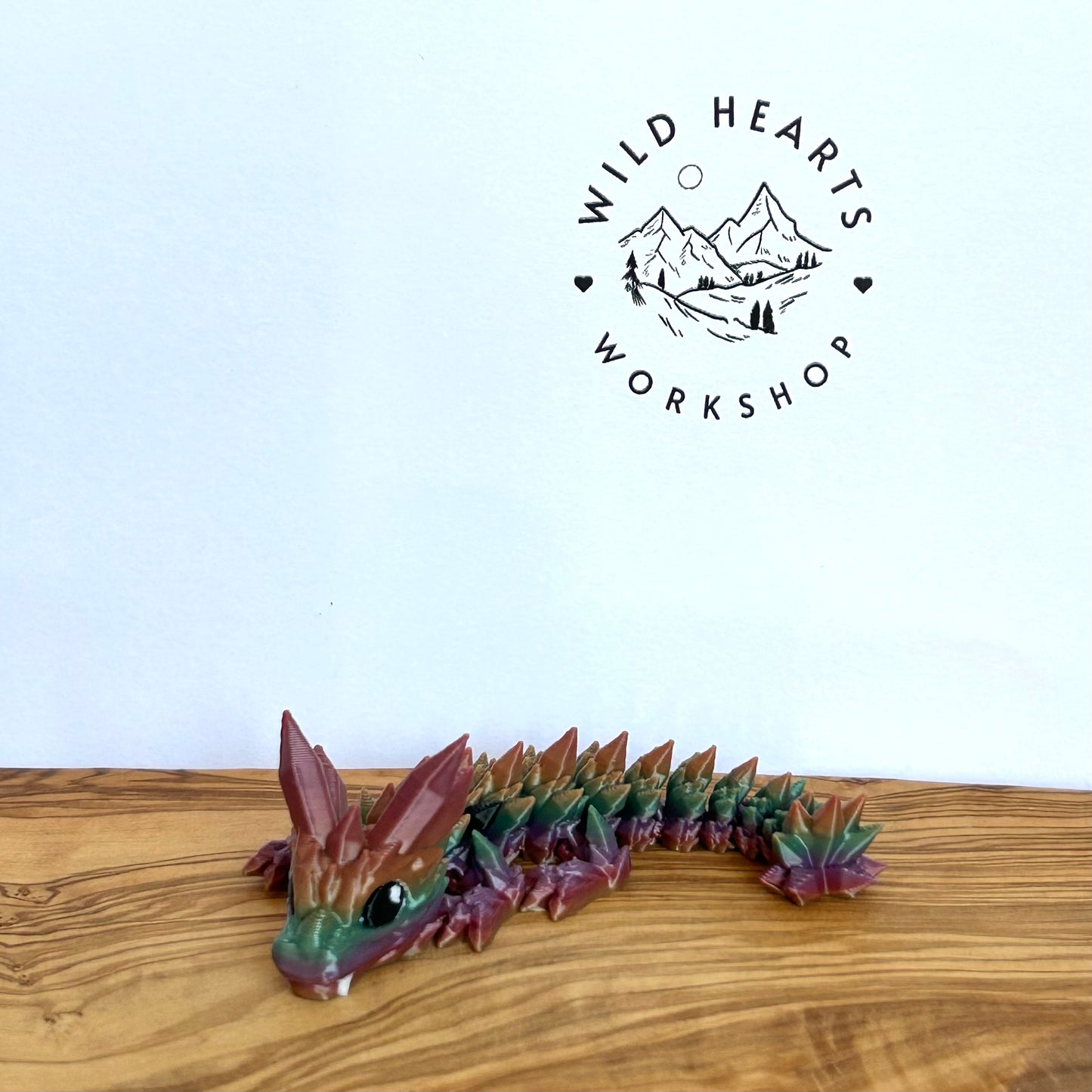 4" Baby Crystal Dragon Fidget Toy