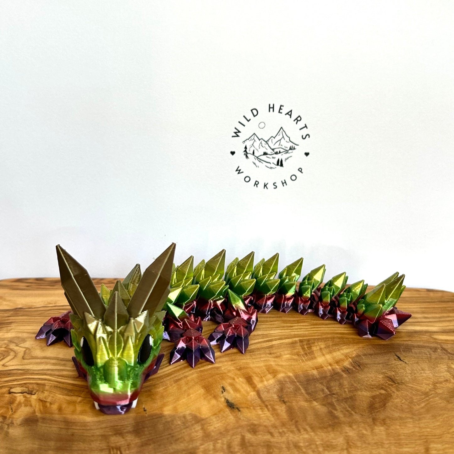 8" Baby Crystal Dragon Fidget Toy