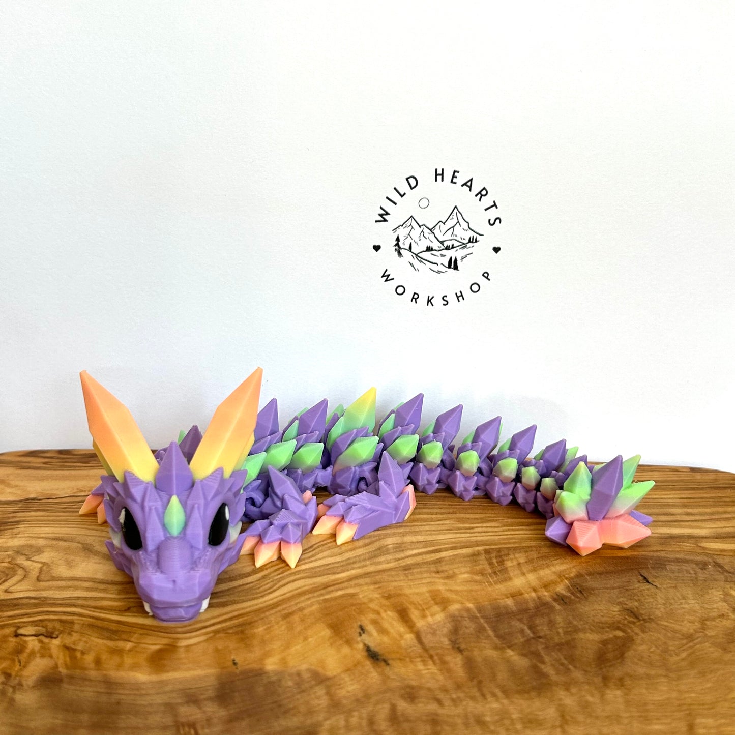 8" Baby Crystal Dragon Fidget Toy