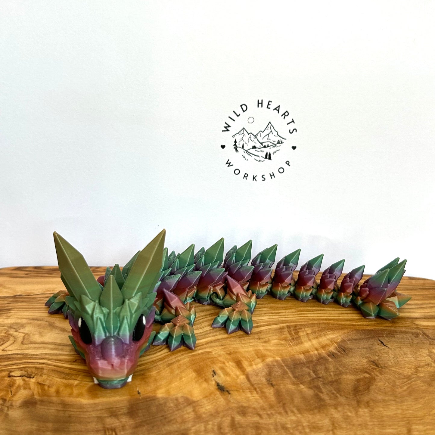 8" Baby Crystal Dragon Fidget Toy