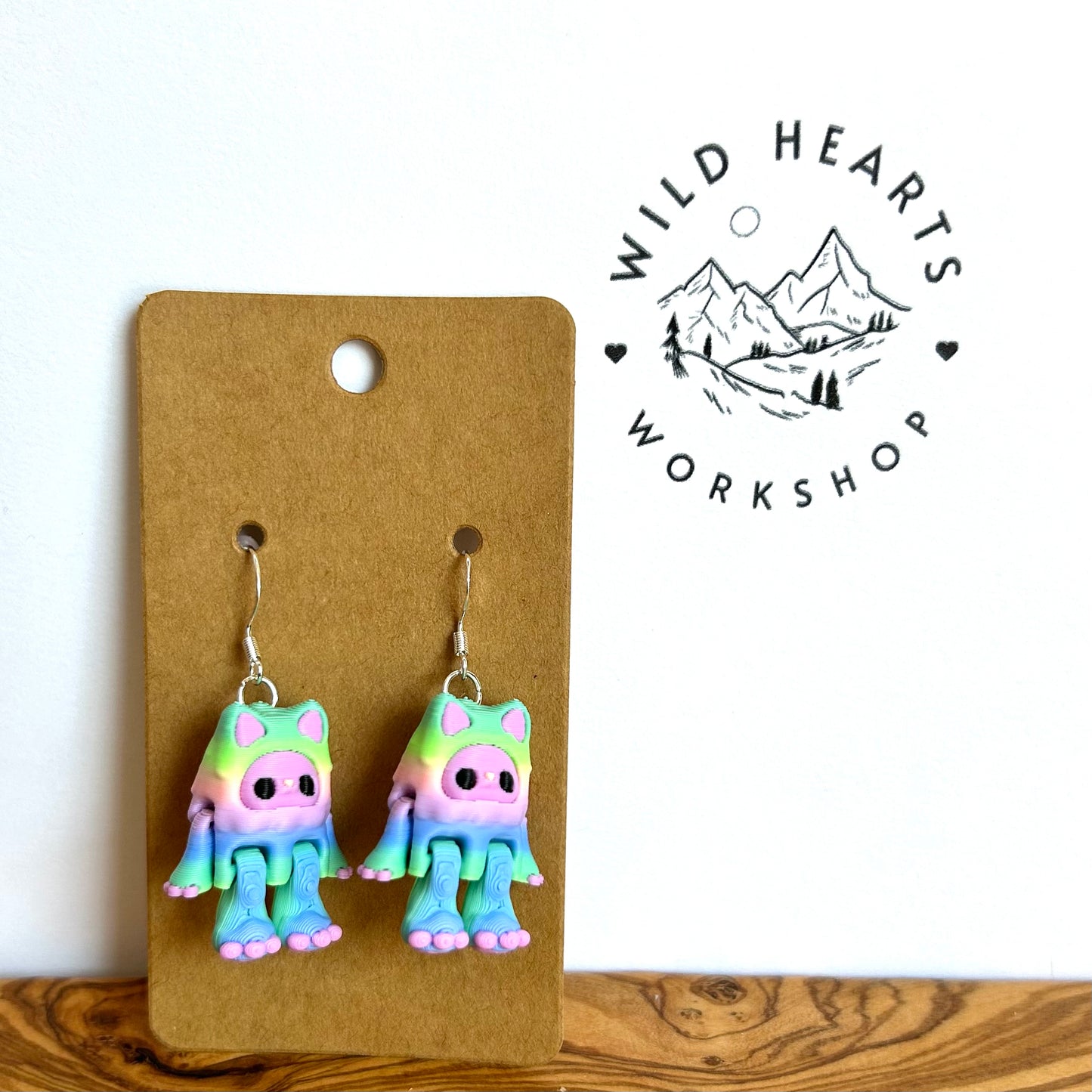 Articulated Dangly Earrings