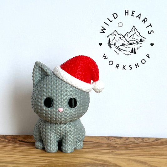 Mini Knit Texture Holiday Figurine