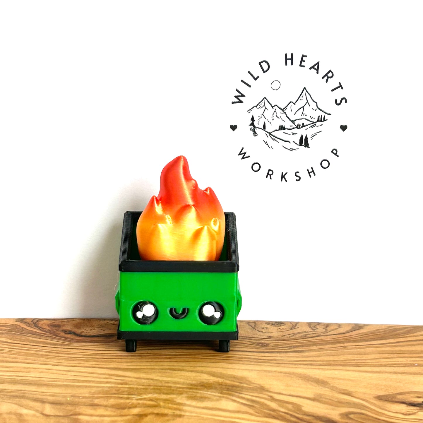 Smiley Dumpster Fire Clicker