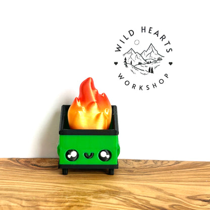 Smiley Dumpster Fire Clicker