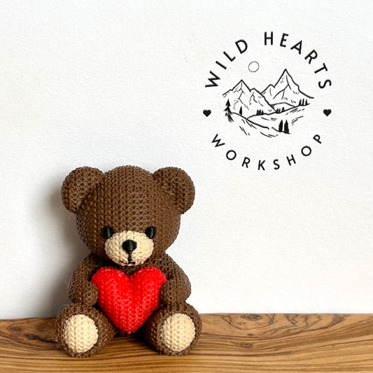 Mini Knit Texture Holiday Figurine