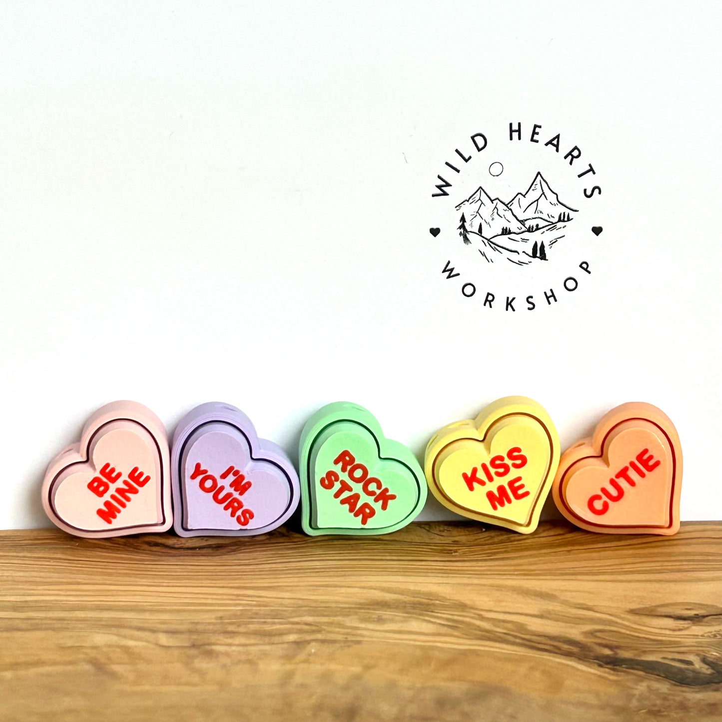 Conversation Heart Fidget Clicker Bundle