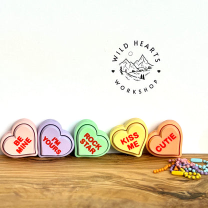 Conversation Heart Fidget Clicker Bundle