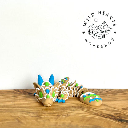 4" Baby Cookie Dragon Fidget Toy