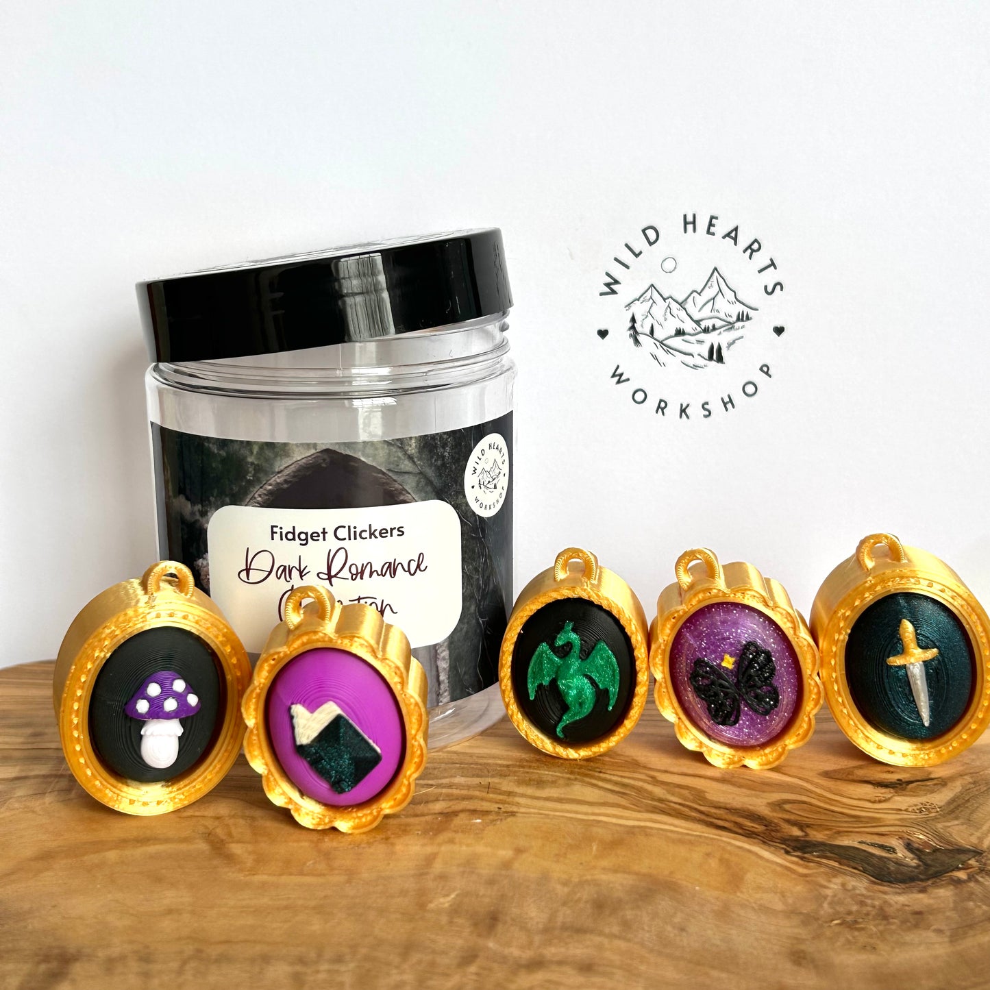 Dark Romance Fidget Clicker Bundle