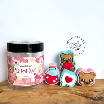 All My Love Fidget Clicker Bundle