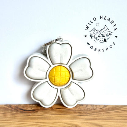 Flower Clicker Keychain