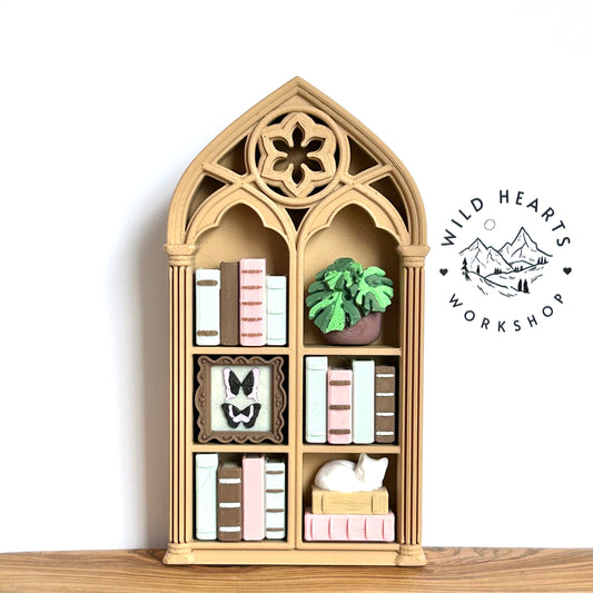 Cottage Core Bookcase Clicker Fidget