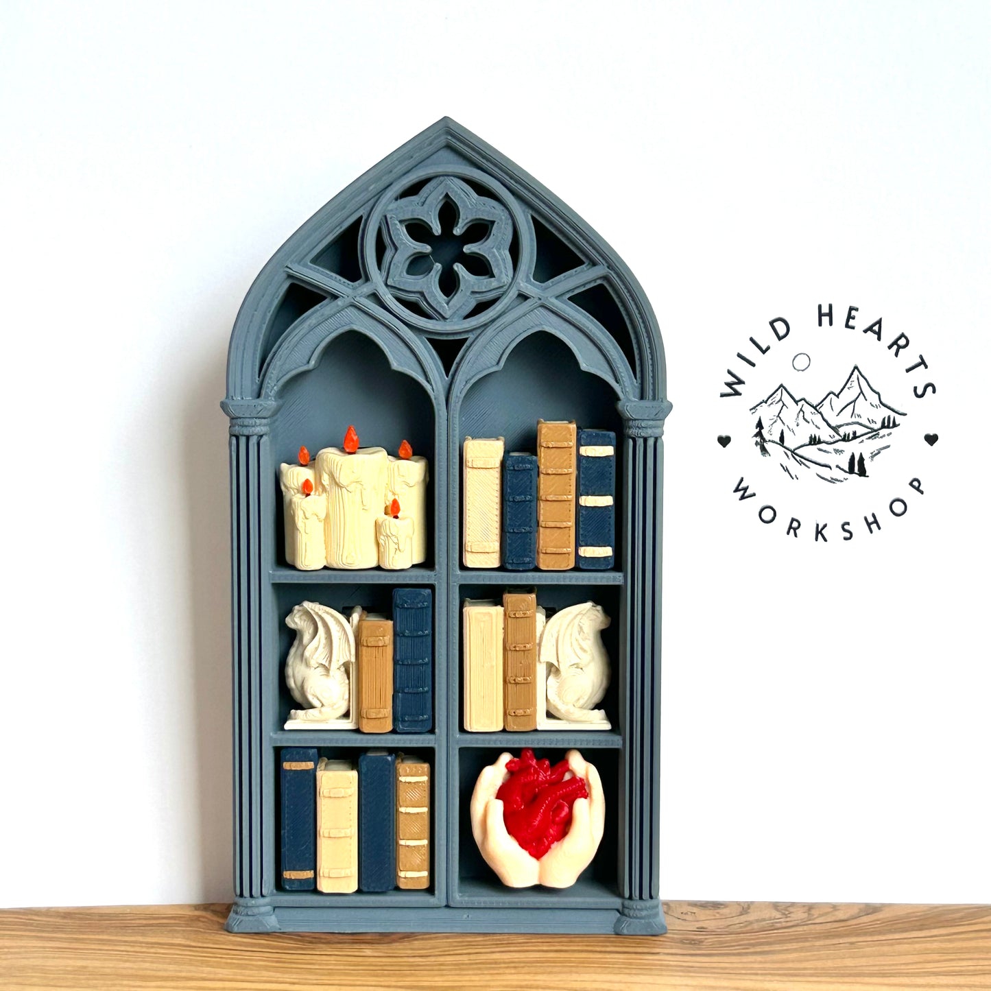 Gothic Bookcase Clicker Fidget