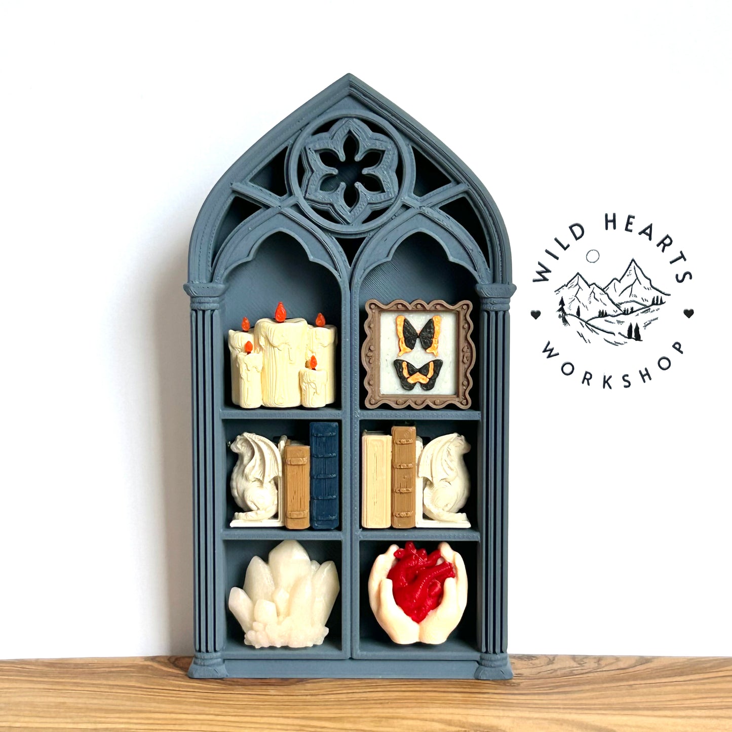 Gothic Bookcase Clicker Fidget