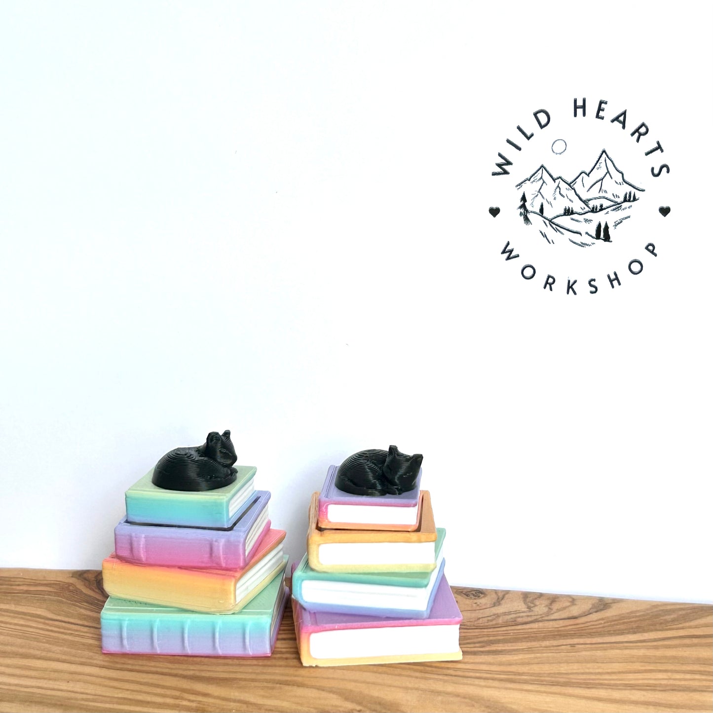 Rainbow Book Stack Clicker Fidget
