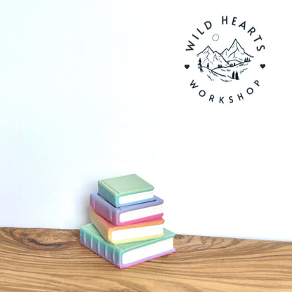 Rainbow Book Stack Clicker Fidget