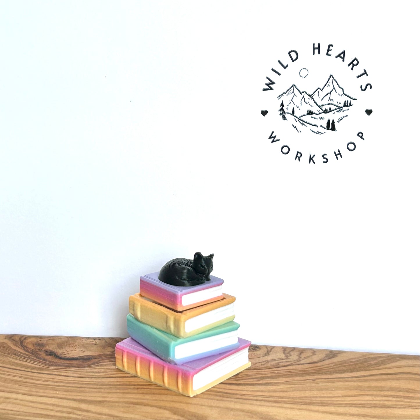 Rainbow Book Stack Clicker Fidget