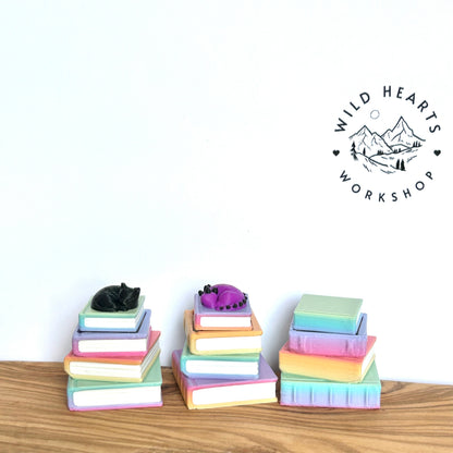 Rainbow Book Stack Clicker Fidget