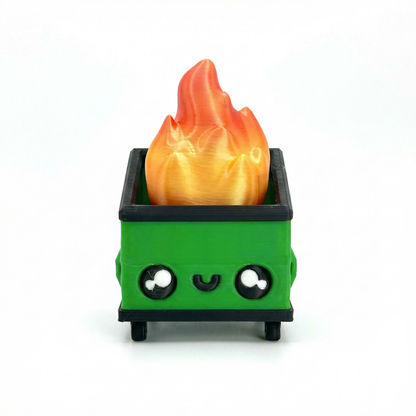Smiley Dumpster Fire Clicker