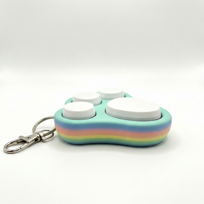 Bunny Foot Clicker Keychain