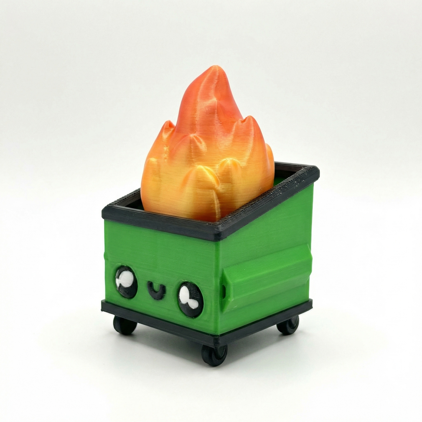 Smiley Dumpster Fire Clicker