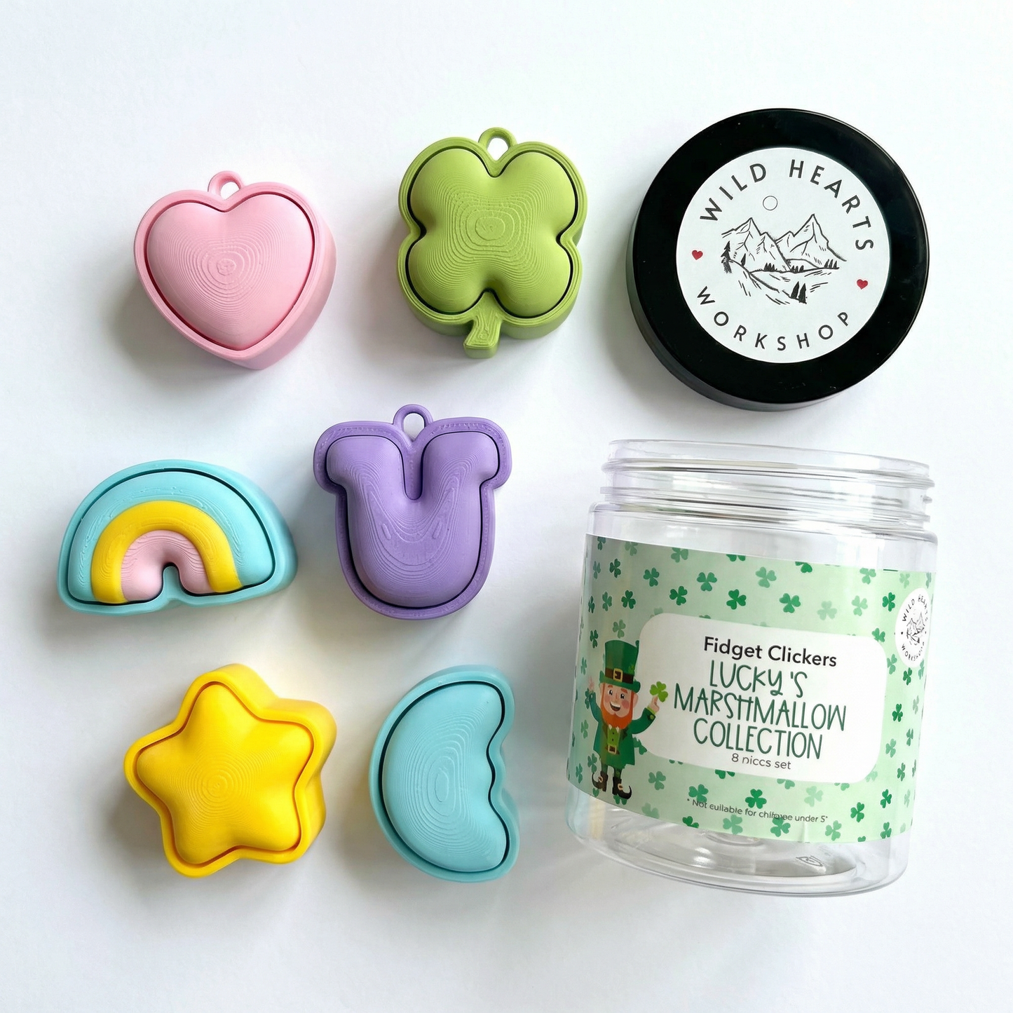 Lucky's Marshmallow Fidget Clicker Bundle